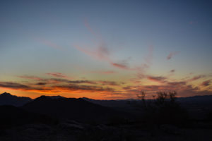 south mountain sunset