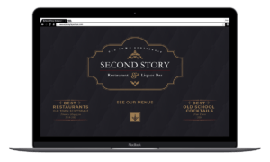 Second Story Restaurant Website