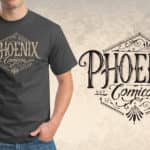 phoenix comicon t-shirt design