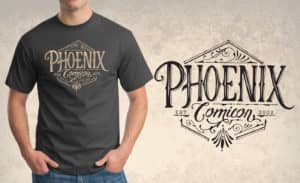 phoenix comicon t-shirt design