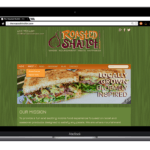 the roasted shallot food truck branding website