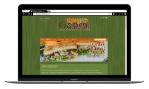 the roasted shallot food truck branding website