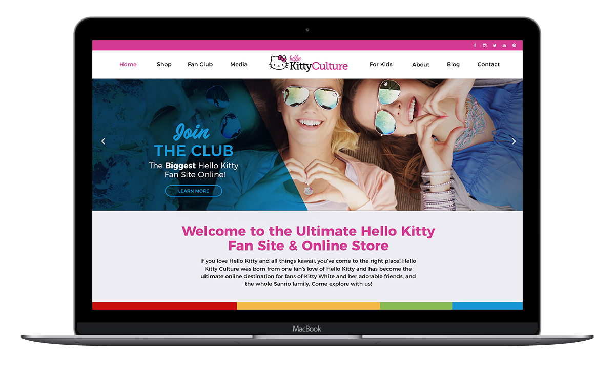 HK Culture Fan website design mock up